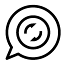 refresh chat line Icon