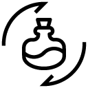 reuse lotion line Icon