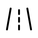 road glyph Icon