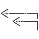 roads Filled Outline Icon