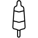 rocket ice-cream line Icon