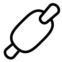 rolling pin line Icon