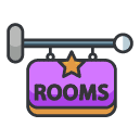 rooms Filled Outline Icon