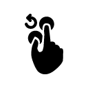 rotate left_1 glyph Icon