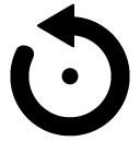 rotate left_1 glyph Icon