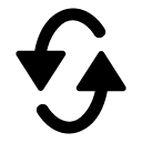 rotate left_3 glyph Icon