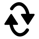 rotate right_3 glyph Icon