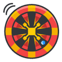 roulette Filled Outline Icon