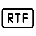 rtf line Icon