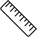 ruler line Icon