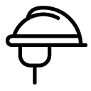 safety helmet line Icon