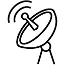 satellite line Icon