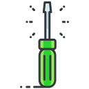 screwdriver Filled Outline Icon