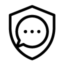 secure chat line Icon