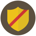 security Flat Round Icon