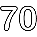 seventy line Icon