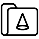shape folder line Icon copy