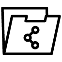share folder line Icon