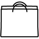 shopping bag line Icon