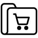 shopping folder line Icon copy