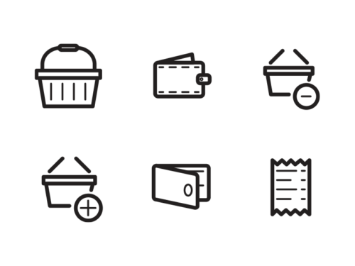 shopping-line-icons