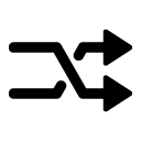 shuffle glyph Icon