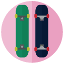skate boarding flat Icon