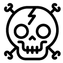 skull line Icon