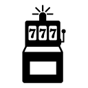slot machine glyph Icon