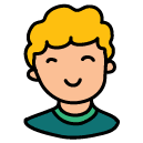 smiling man_1 Doodle Icon