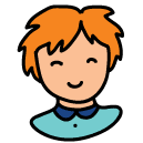 smiling man_2 Doodle Icon