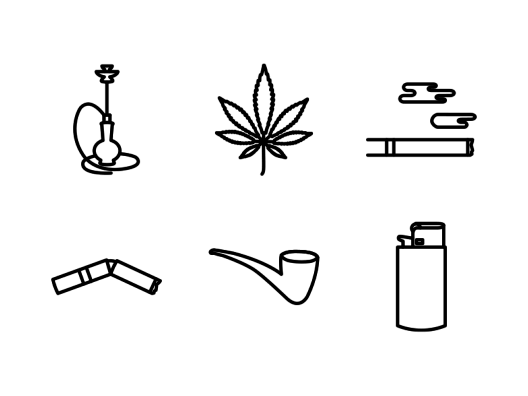 smoking-line-icons