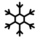 snow flake line Icon