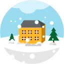 snowed in_1 flat Icon