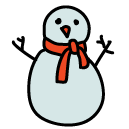 snowman Doodle Icon