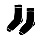 socks glyph Icon