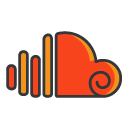 soundcloud Filled Outline Icon