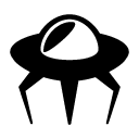 spaceship_1 glyph Icon