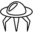 spaceship_1 line Icon