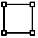square shape line Icon