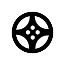 steeringwheel_1 glyph Icon