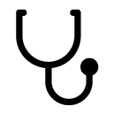 stethescope glyph Icon