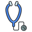stethoscope Filled Outline Icon