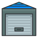 storage locker Filled Outline Icon