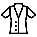 suit jacket line Icon