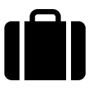 suitcase glyph Icon
