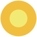 sun Flat Round Icon