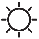 sunny line Icon