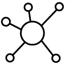 supervisional connection_3 line Icon