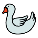 swan Doodle Icons